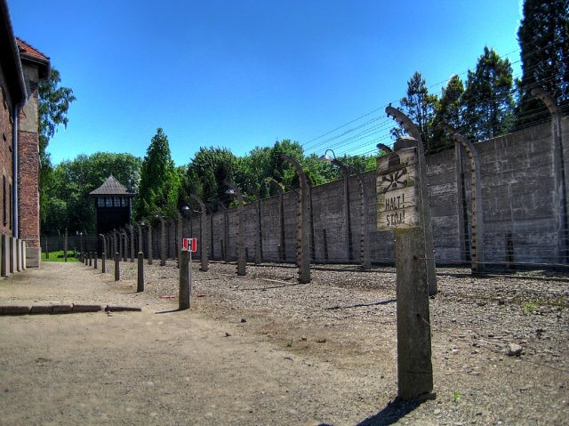 Auschwitz I fences