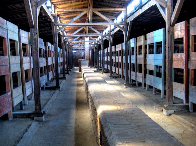 Auschwitz II - Birkenau barracks